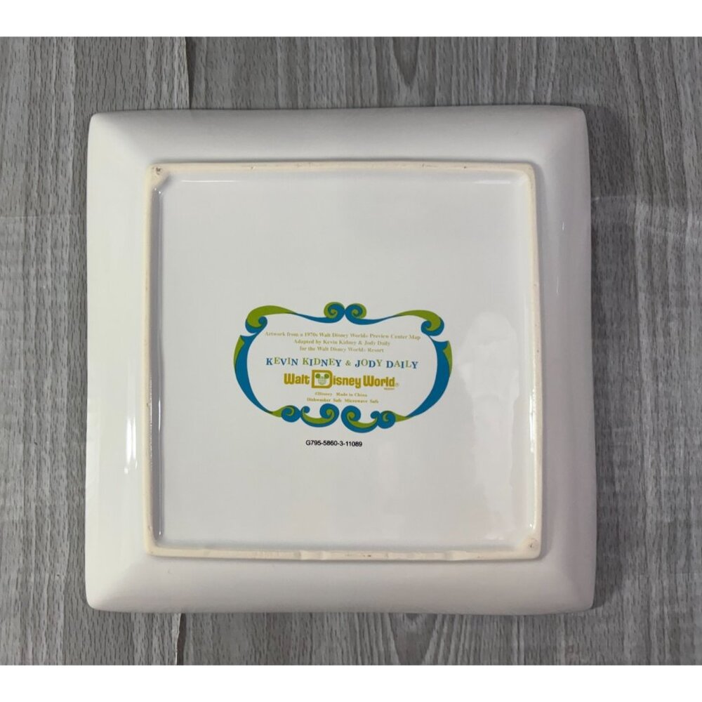 Disney World Preview Center Map Plates by Kevin Kidney & Jody Daily set x 3 - Picture 10 of 12
